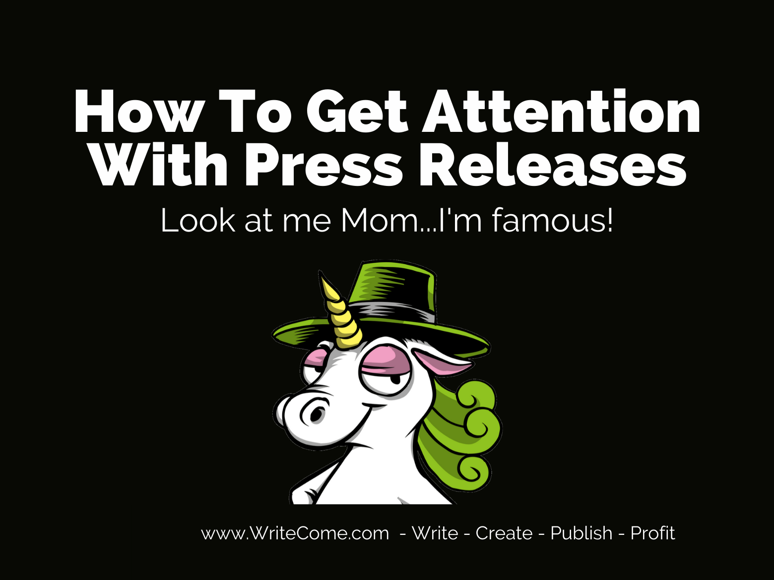 How To Get Attention With Press Releases