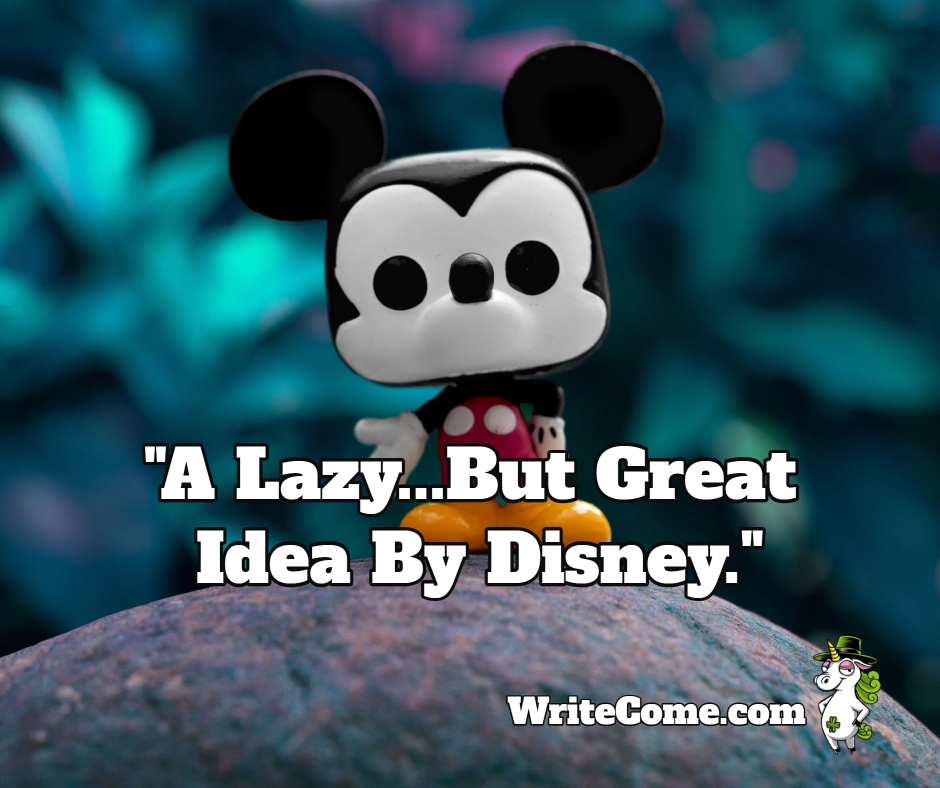 A Lazy...But Great Idea By Disney